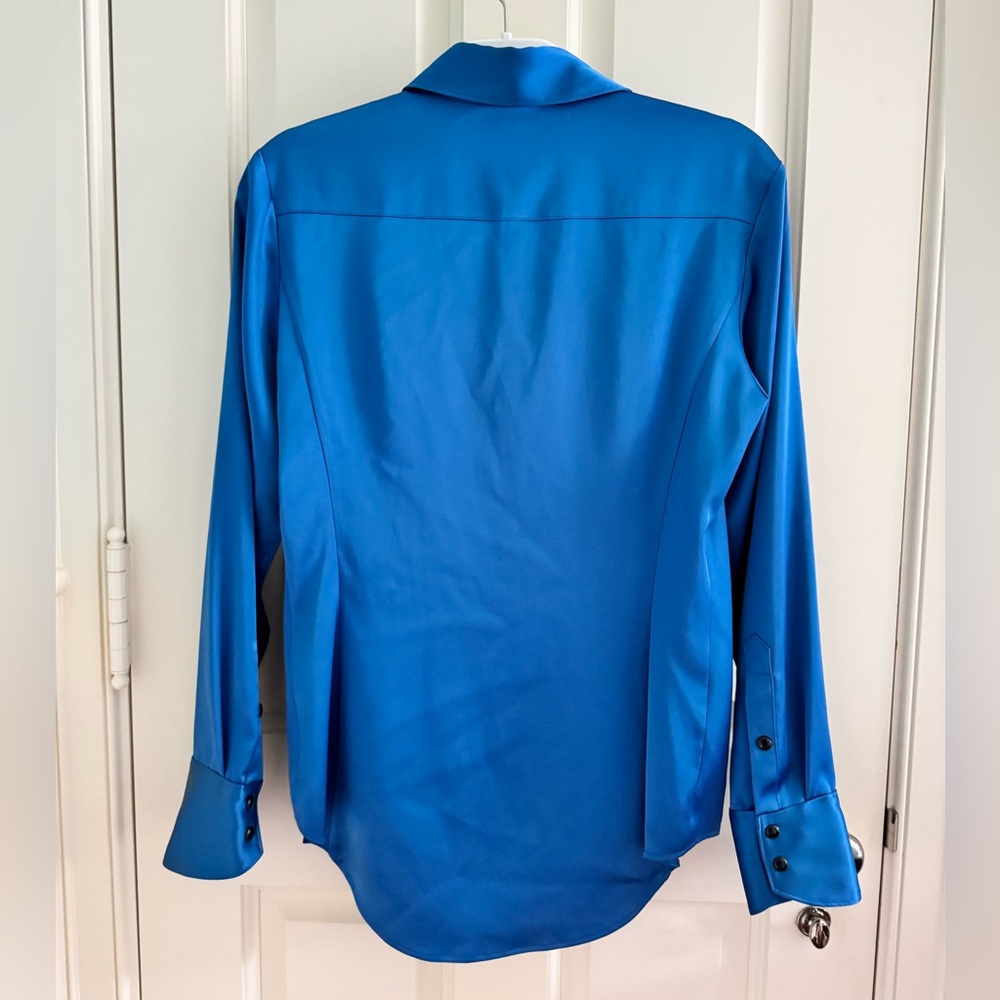Rag & Bone Antonia Top in Blue - Picture 2 of 3